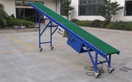Simple slope belt conveyor