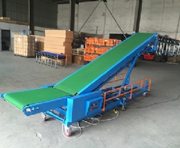Truck loading conveyor